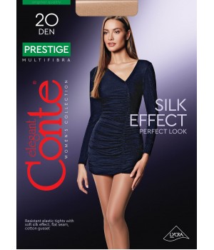 Класичні жіночі колготки жін. PRESTIGE 20, р.3, Bronz