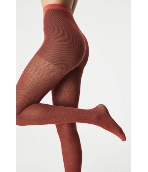 Жіночі колготки з візерунком giulia tracery cubes 90 model 5 4