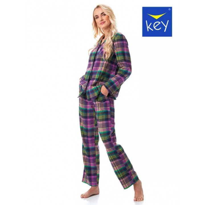 Піжама жіноча фланелева Key LNS-409