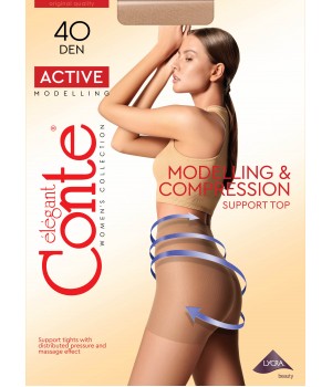 Корекційні жіночі колготки жін. ACTIVE 40, р.5, Natural