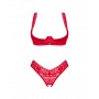 Комплект obsessive Lacelove set otwarty XS/S