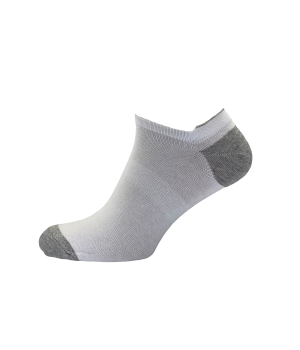 Шкарпетки чоловічі MS M0209S (ультракороткі), р.40-41, 00 білий-сірий