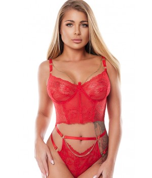 Комплект anais Kaia Красный XXL/XXXL