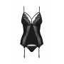 Комплект obsessive Diyosa corset &amp; thong black S/M