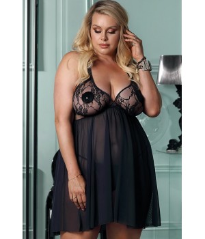 Комбінація anais Pandora Черный 3XL/4XL(XL+) XXXL/4XL