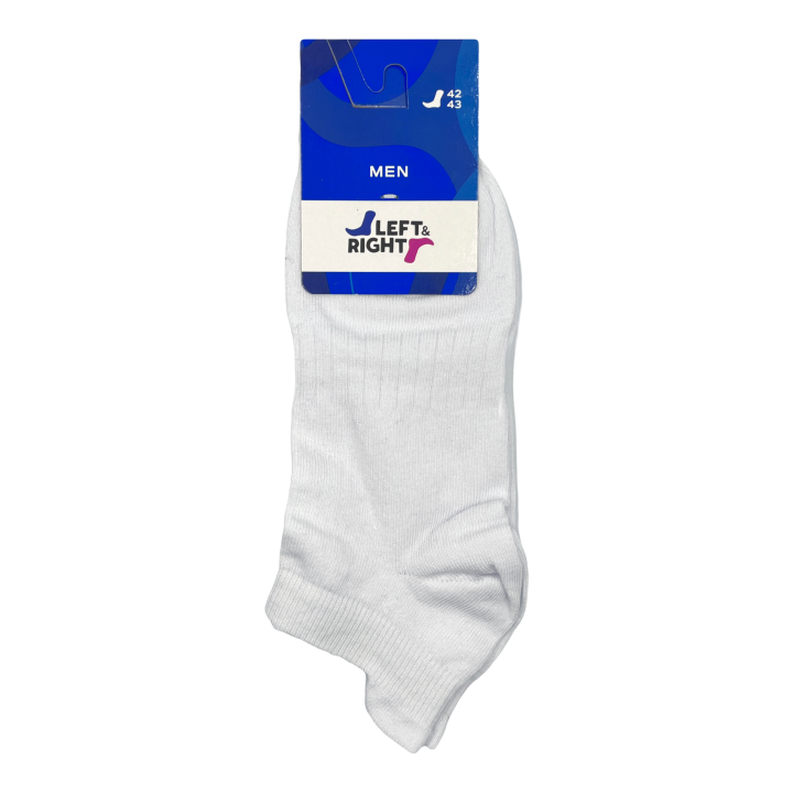 Шкарпетки чол. Л&П 223 (короткі з язичком), р.42-43, 05 св.сірий