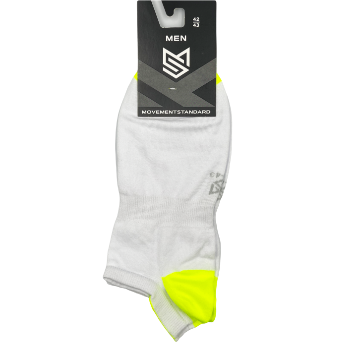 Шкарпетки чоловічі MS M0209S (ультракороткі), р.42-43, 00 білий-салатовий