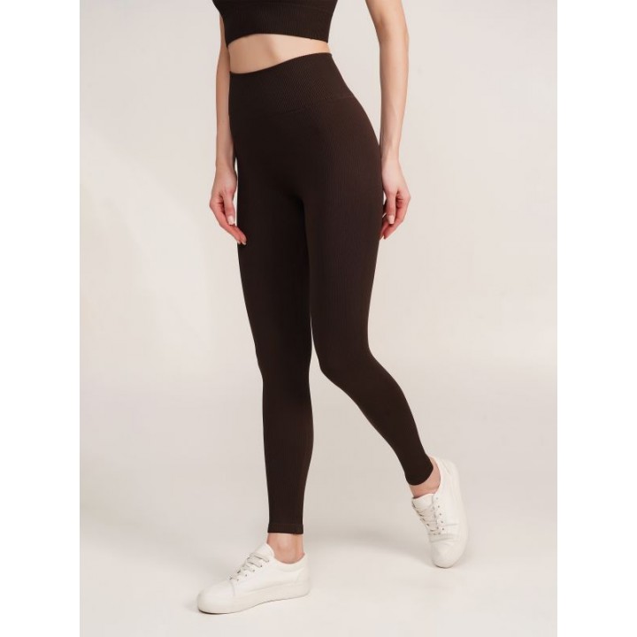 Легінси жіночі в рубчик giulia leggings rib 02 L/XL