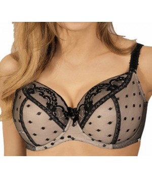 Бюстгалтер ava 1342 beż - czarny 70I