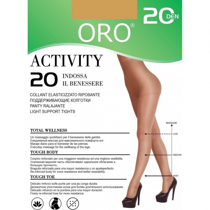 Колготки жіночі ORO ACTIVITY 20 DEN natural 3