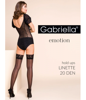 Панчохи жіночі зі швом gabriella calze linette 20 den 1/2