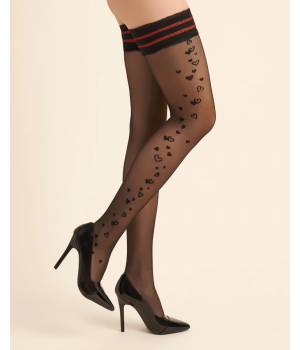 Панчохи жіночі х узором gabriella core 20 den 1/2