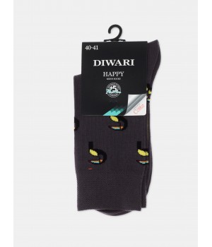Шкарпетки чол. DW HAPPY 17С-151СП, р.29, 081 темно-сірий