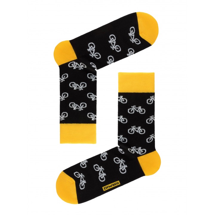 Шкарпетки чол. HAPPY 17С-151СП, р.25, 057 чорний-жовтий