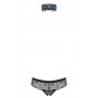 Комплект obsessive Firella 3-pcs set black S/M
