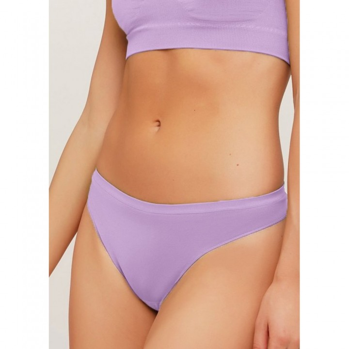 Стрінги жіночі безшовні труси ORO 4403 Avrora orchid bloom S/M