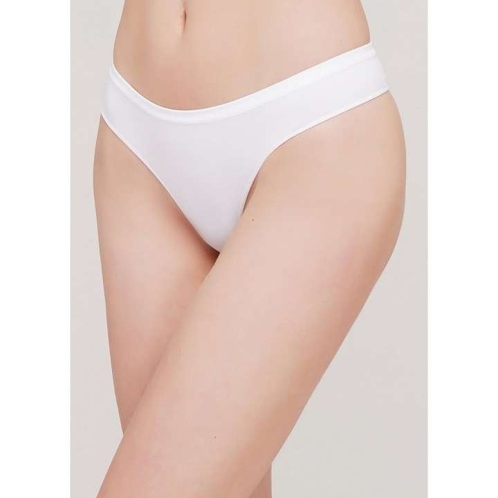 Стрінги жіночі безшовні труси ORO 4403 Avrora bianco S/M