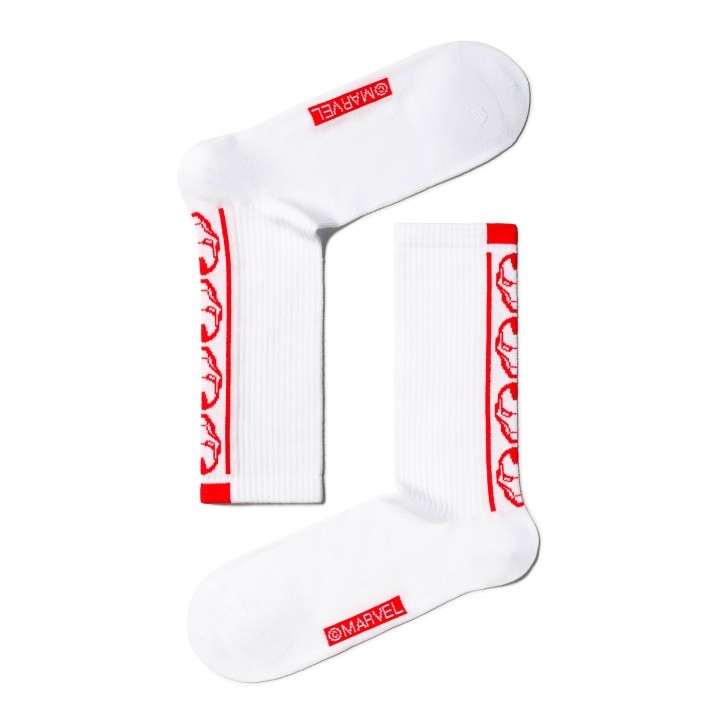 Шкарпетки чол. DW MARVEL 19С-222СПМ, р.25, 176 білий