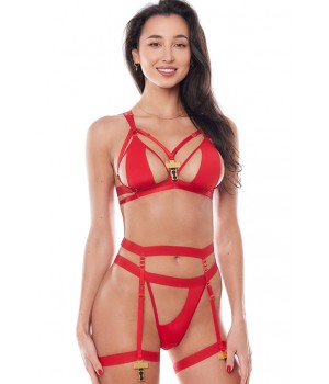 Комплект anais Aubrey Красный XXL/XXXL