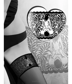 Панчохи жіночі Gatta Ars Amandi 02 nero 1/2