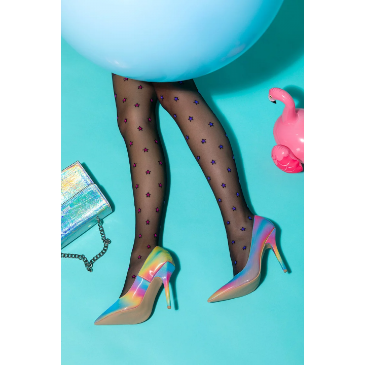Жіночі колготки з візерунком gabriella stars color 20 den 4