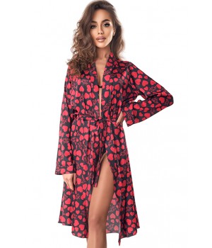 Пеньюар anais Morgan one robe Черно-красный S/M