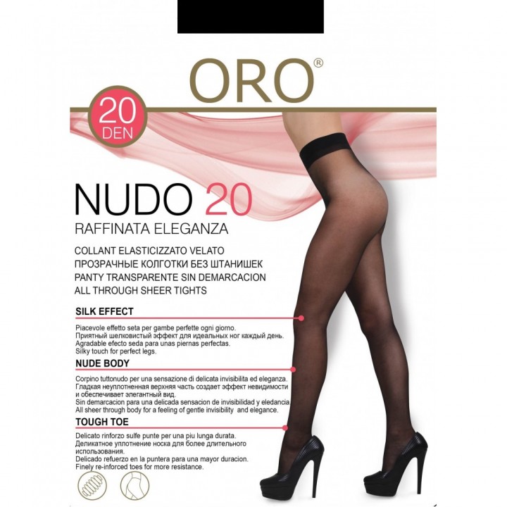 Колготки жіночі ORO NUDO 20 DEN nero 4