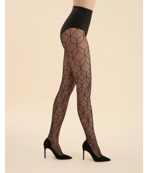 Жіночі колготки з візерунком gabriella dagna 20 den