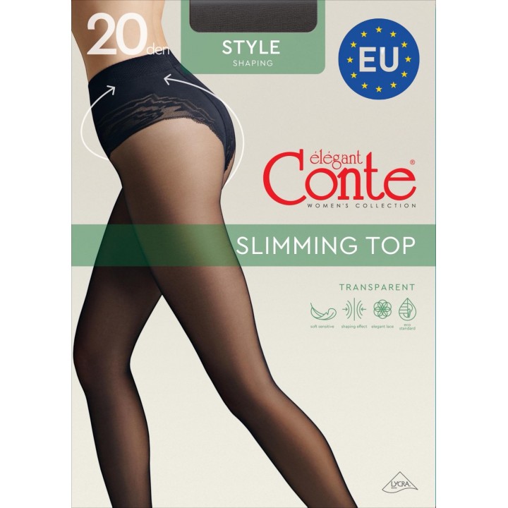 Класичні жіночі колготки жін. CE STYLE 20 (EU), р.3, Nero