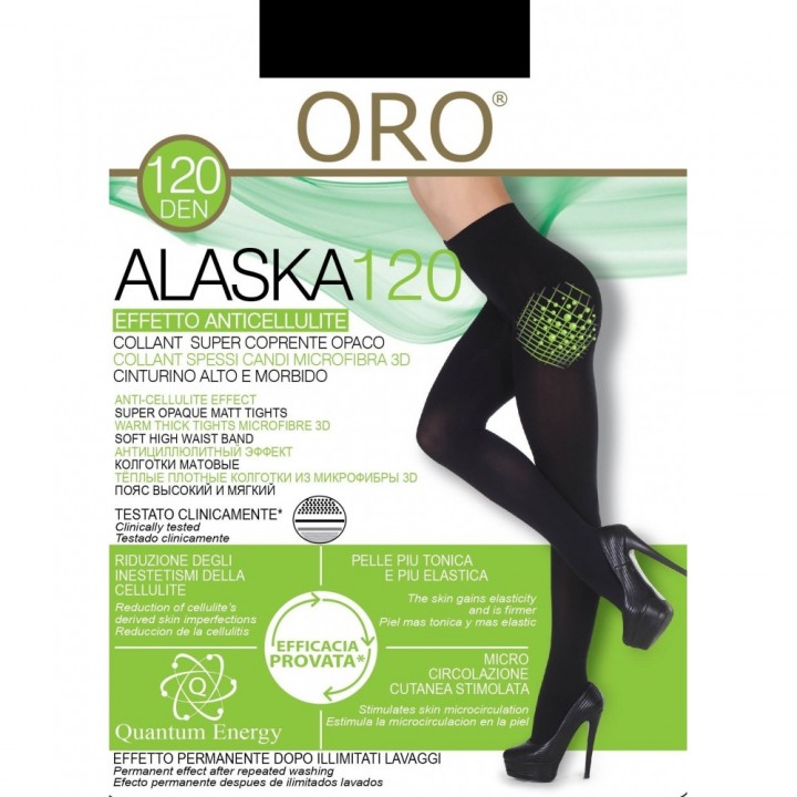 Колготки жіночі ORO ALASKA 120 DEN nero 5