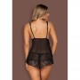 Комплект obsessive Firella 2-pcs set black L/XL