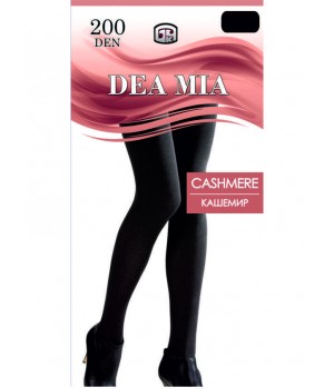 КОЛГОТКИ жін 1471 CASHMERE 200 (кашемірові), р.4, 000 ЧОРНИЙ