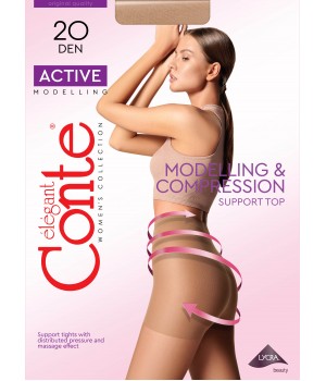 Корекційні жіночі колготки жін. ACTIVE 20, р.5, Natural