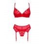 Комплект obsessive Ingridia garter belt set XS/S