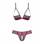 Комплект obsessive Tulia set otwarty S/M