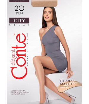 Класичні жіночі колготки жін. CE CITY 20, р.2, Nero