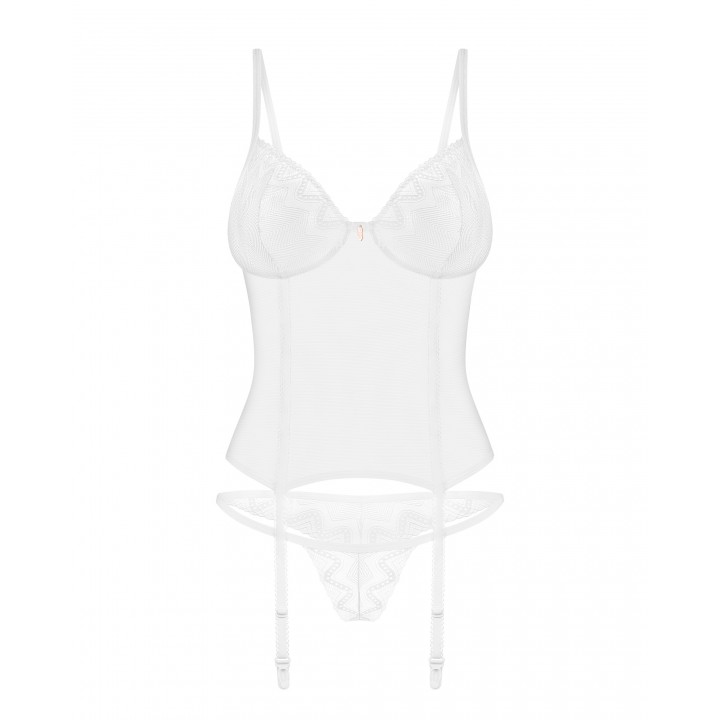 Комплект obsessive Alissium corset M/L