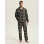Піжама чоловіча із фланелі Henderson 43460 nut M