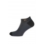 Шкарпетки чол. Л&П 222 (короткі), р.40-41, 03 т.сірий-чорний