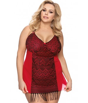 Комплект anais Dharma Красно-черный 5XL/6XL(XXL+)