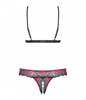 Комплект obsessive Tulia set otwarty XS/S