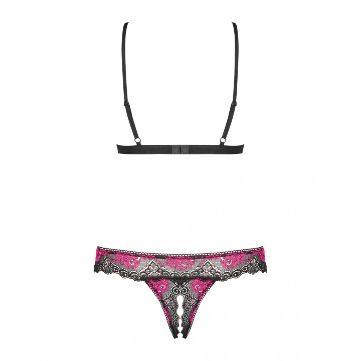 Комплект obsessive Tulia set otwarty XS/S