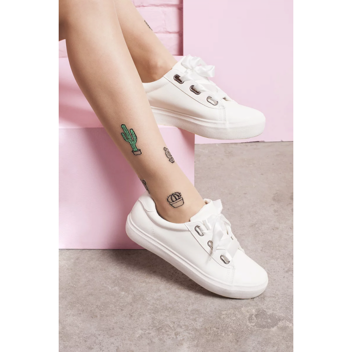 Жіночі колготки з візерунком gabriella cacti 20 den 4