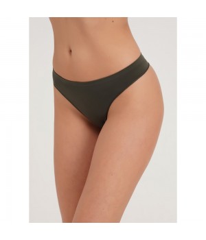 Стрінги жіночі безшовні труси ORO 4403 Avrora khaki L/XL