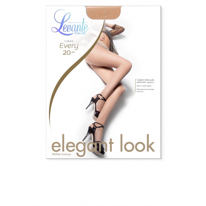 Класичні жіночі колготки жін. LEV EVERY 20 L0141K, р.5, Nero