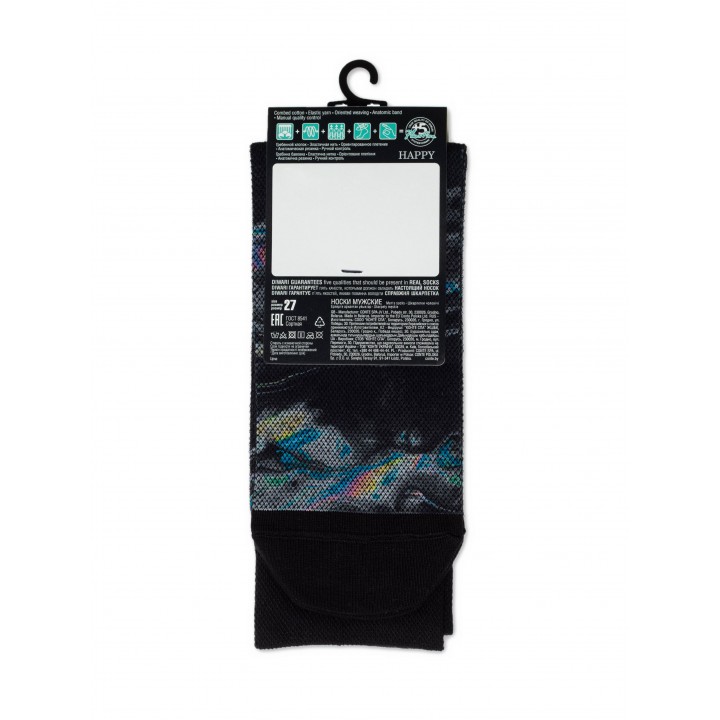 Шкарпетки чол. DW HAPPY 20С-202СП, р.25, 152 чорний