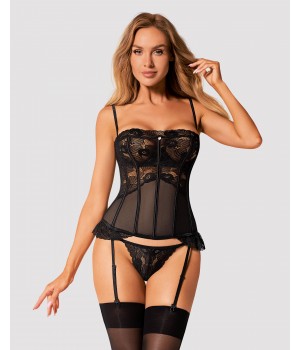 Комплект obsessive Serena Love corset XS/S