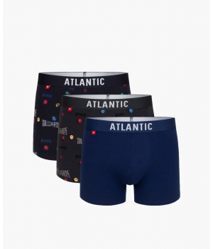 Труси шорти чоловічі боксери Atlantic 3MH-011/03 W24 L