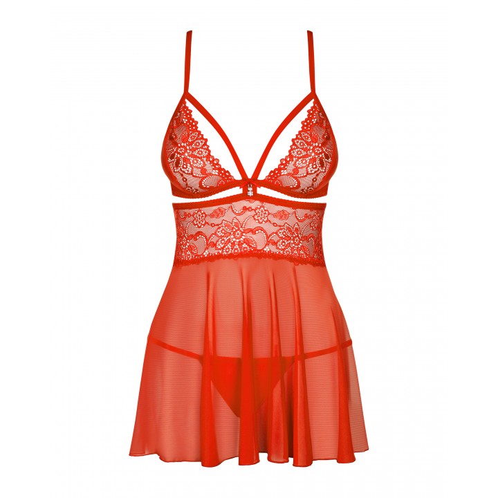 Комплект obsessive 838-BAB-3 babydoll S/M