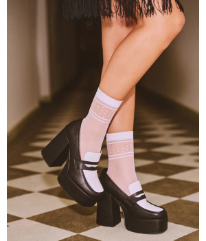 Жіночі гладкі шкарпетки gabriella nebi 20 den one size